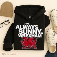 Funny ItS Always Sunny In Wrexham Wales Dragon Hoodie thumb 4
