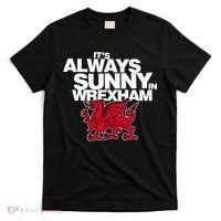 Funny ItS Always Sunny In Wrexham Wales Dragon T-Shirt thumb 0