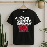 Funny ItS Always Sunny In Wrexham Wales Dragon T-Shirt thumb 2