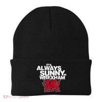 Funny ItS Always Sunny In Wrexham Wales Dragon Beanie thumb 0