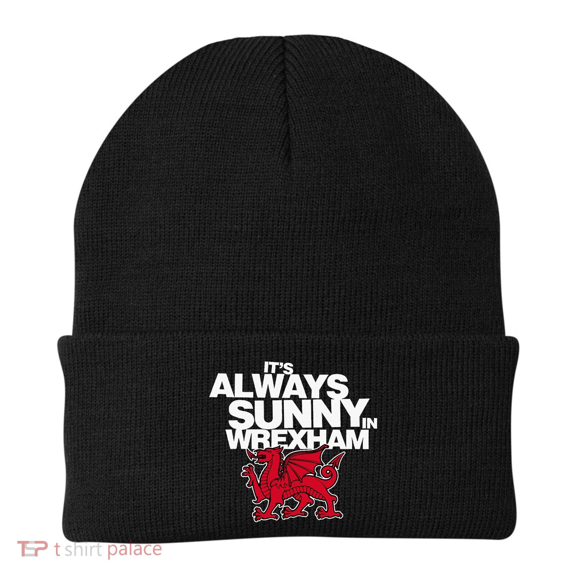 Funny ItS Always Sunny In Wrexham Wales Dragon Beanie