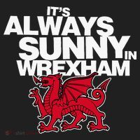 Funny ItS Always Sunny In Wrexham Wales Dragon Beanie thumb 2