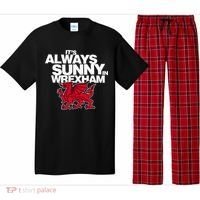 Funny ItS Always Sunny In Wrexham Wales Dragon Pajama Set thumb 0