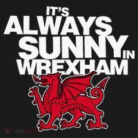 Funny ItS Always Sunny In Wrexham Wales Dragon Baby Bodysuit thumb 2