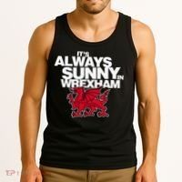 Funny ItS Always Sunny In Wrexham Wales Dragon Tank Top thumb 3