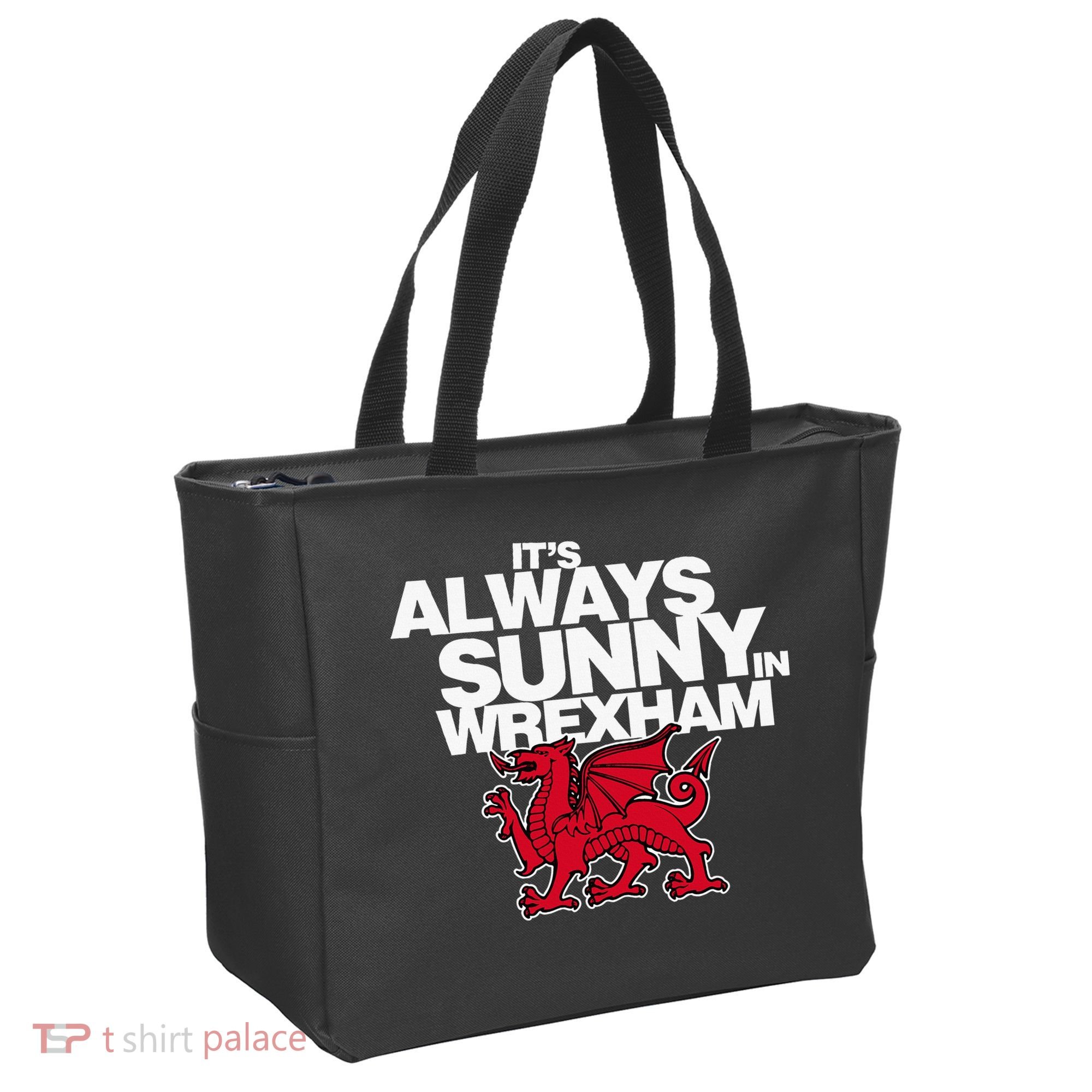 Funny ItS Always Sunny In Wrexham Wales Dragon Tote Bag