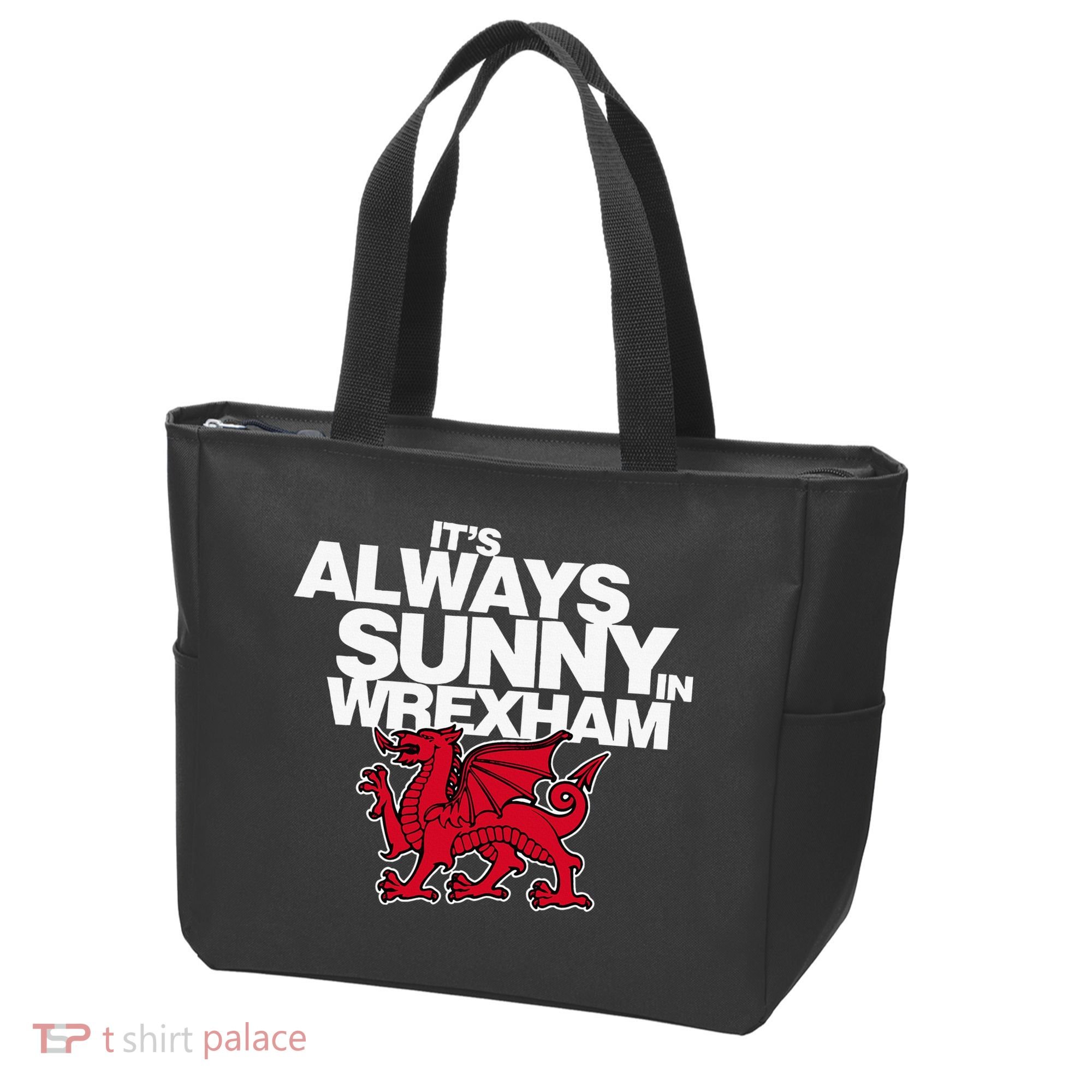 Funny ItS Always Sunny In Wrexham Wales Dragon Tote Bag