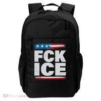 FCK ICE Anti ICE Distressed American Flag Backpack thumb 0