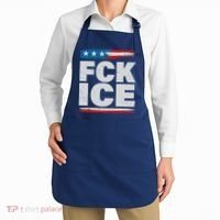 FCK ICE Anti ICE Distressed American Flag Apron thumb 2