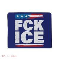 FCK ICE Anti ICE Distressed American Flag Mousepad thumb 0