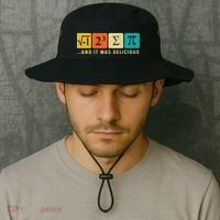 Funny I Ate Some Pie Pi Day Math Nerd Geek Sum Pi 3 14 Gift Bucket Hat thumb 2