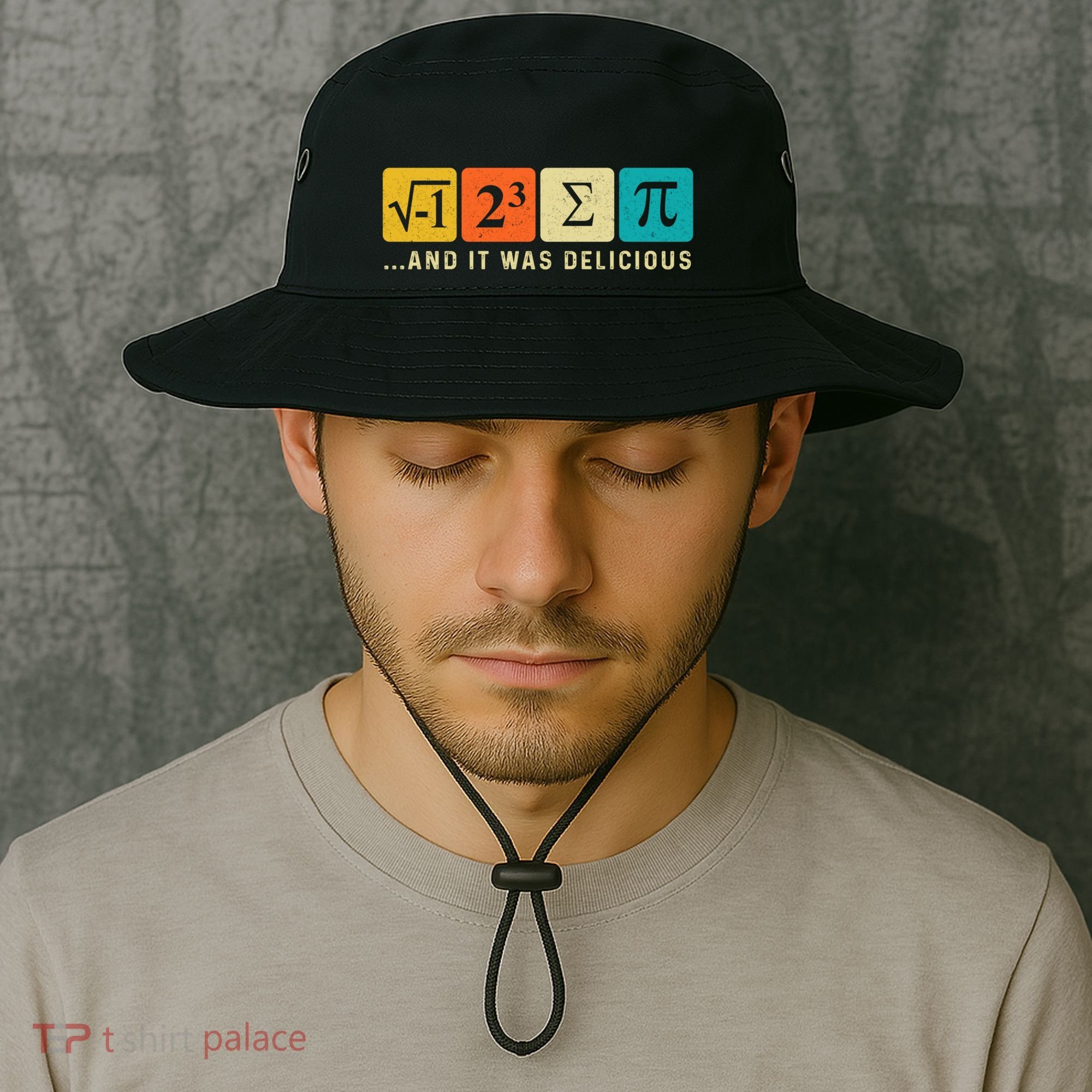 Funny I Ate Some Pie Pi Day Math Nerd Geek Sum Pi 3 14 Gift Bucket Hat
