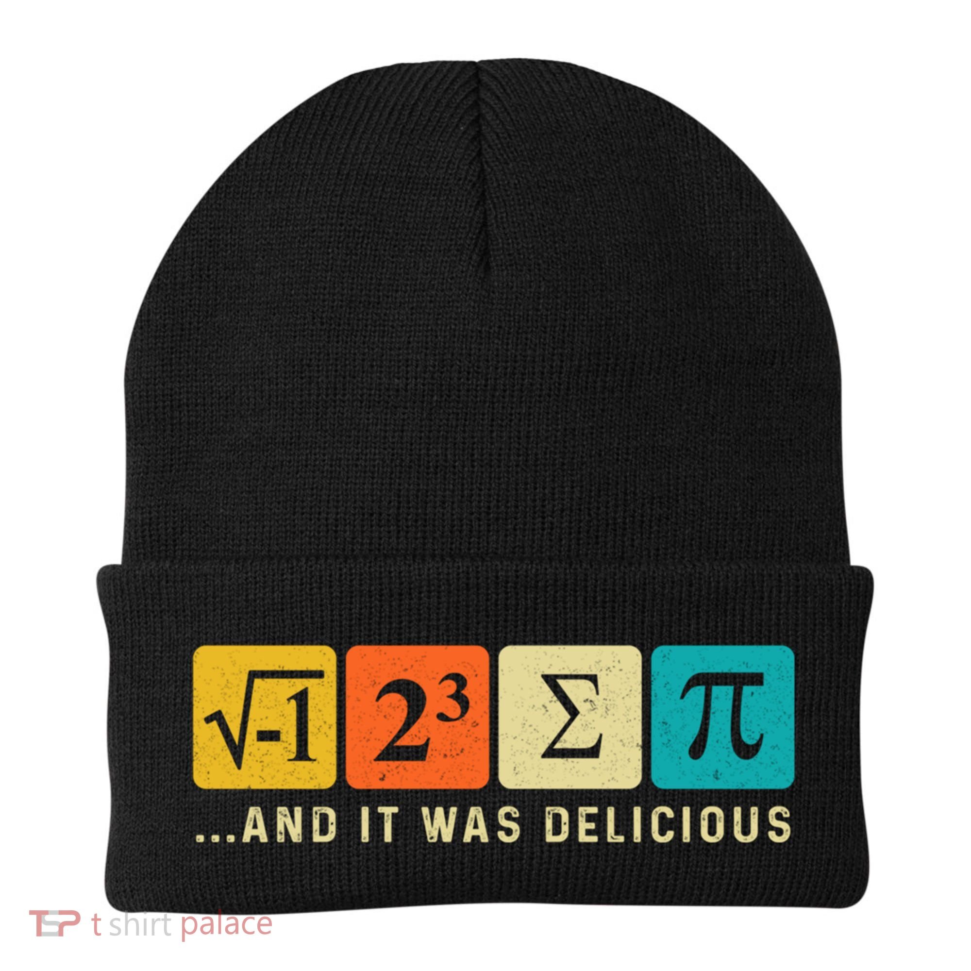 Funny I Ate Some Pie Pi Day Math Nerd Geek Sum Pi 3 14 Gift Beanie