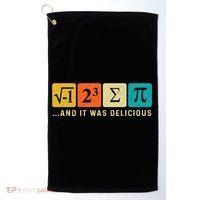 Funny I Ate Some Pie Pi Day Math Nerd Geek Sum Pi 3 14 Gift Golf Towel thumb 0