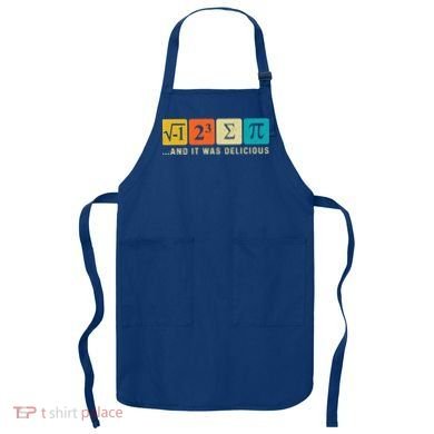 Funny I Ate Some Pie Pi Day Math Nerd Geek Sum Pi 3 14 Gift Apron
