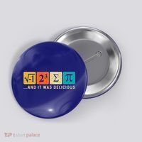 Funny I Ate Some Pie Pi Day Math Nerd Geek Sum Pi 3 14 Gift Button thumb 0