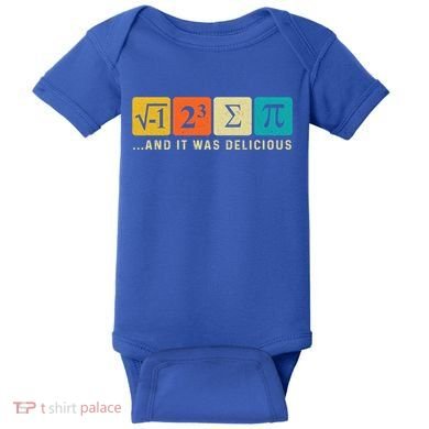Funny I Ate Some Pie Pi Day Math Nerd Geek Sum Pi 3 14 Gift Baby Bodysuit