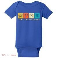 Funny I Ate Some Pie Pi Day Math Nerd Geek Sum Pi 3 14 Gift Baby Bodysuit thumb 0