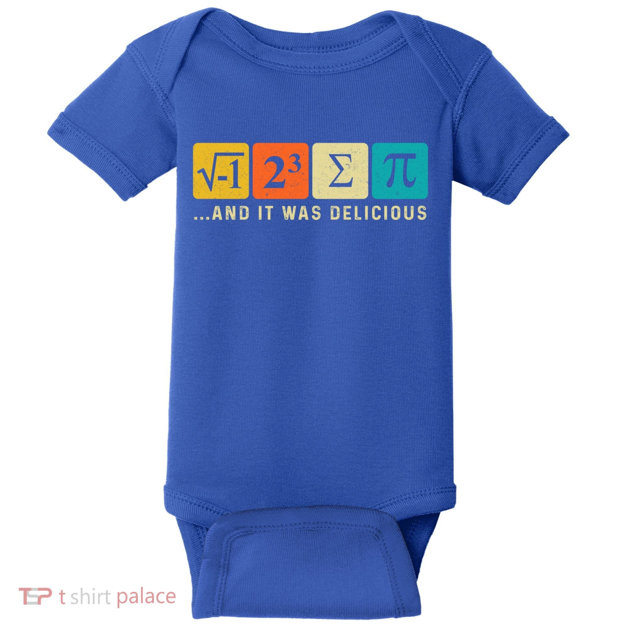 Funny I Ate Some Pie Pi Day Math Nerd Geek Sum Pi 3 14 Gift Baby Bodysuit