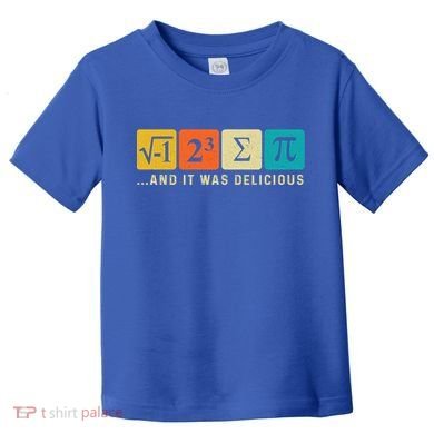 Funny I Ate Some Pie Pi Day Math Nerd Geek Sum Pi 3 14 Gift Toddler T-Shirt