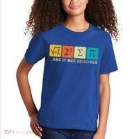 Funny I Ate Some Pie Pi Day Math Nerd Geek Sum Pi 3 14 Gift Kids T-Shirt thumb 2