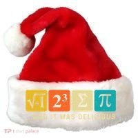 Funny I Ate Some Pie Pi Day Math Nerd Geek Sum Pi 3 14 Gift Santa Hat thumb 0
