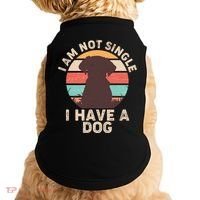 Funny I Am Not Single I Have A Dog Doggie Tank thumb 0
