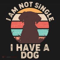 Funny I Am Not Single I Have A Dog Coaster thumb 2