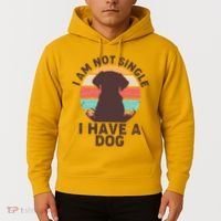Funny I Am Not Single I Have A Dog Hoodie thumb 2