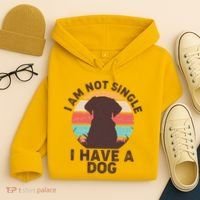 Funny I Am Not Single I Have A Dog Hoodie thumb 4