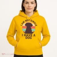 Funny I Am Not Single I Have A Dog Hoodie thumb 5