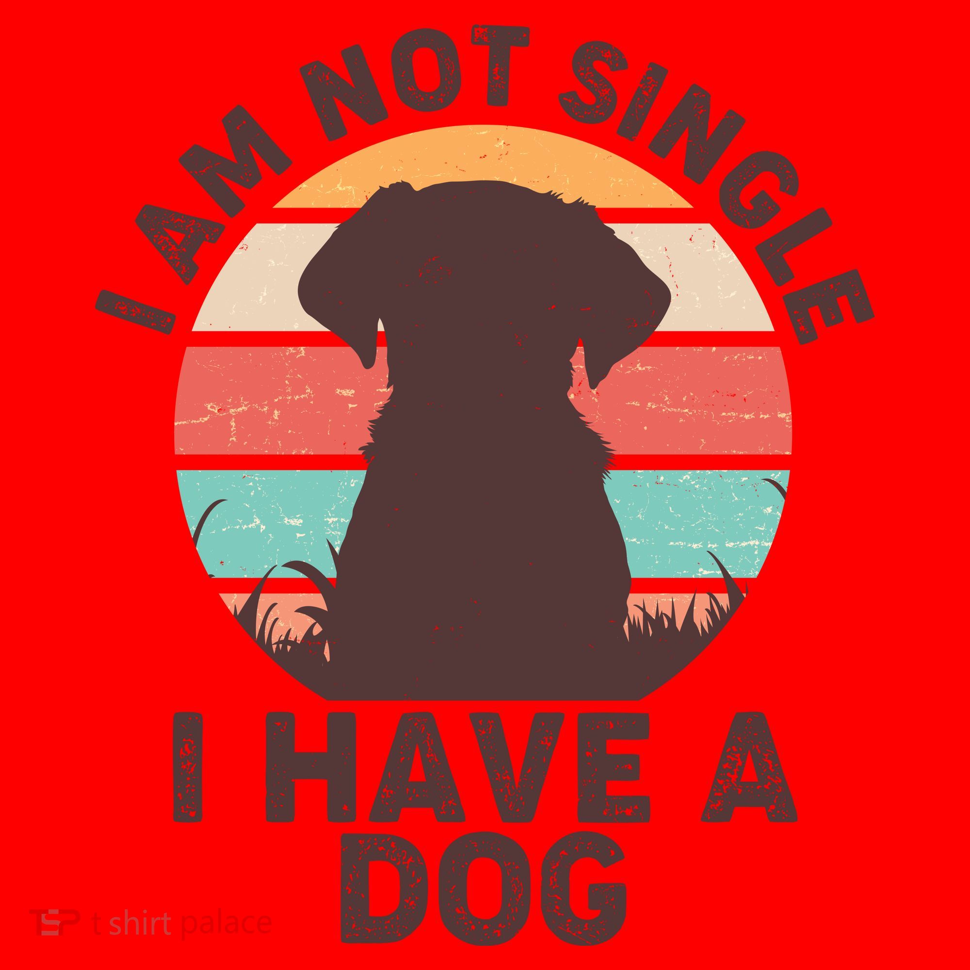 Funny I Am Not Single I Have A Dog Santa Hat