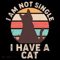 Funny I Am Not Single I Have A Cat Women's Hoodie thumb 2