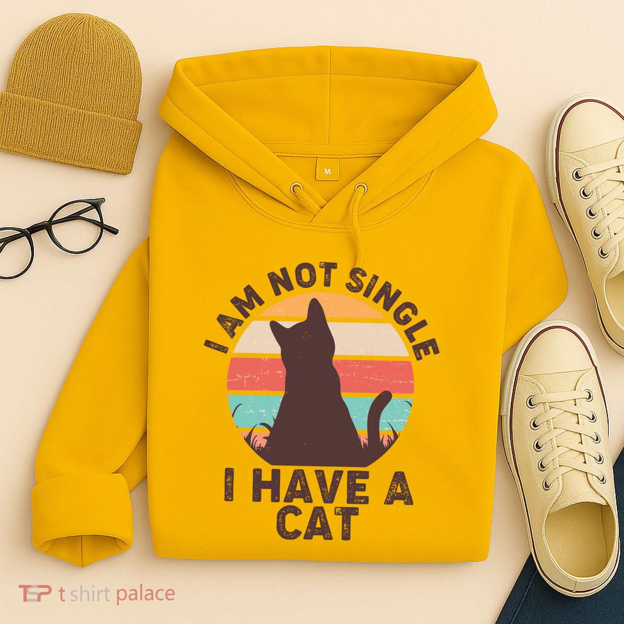 Funny I Am Not Single I Have A Cat Hoodie
