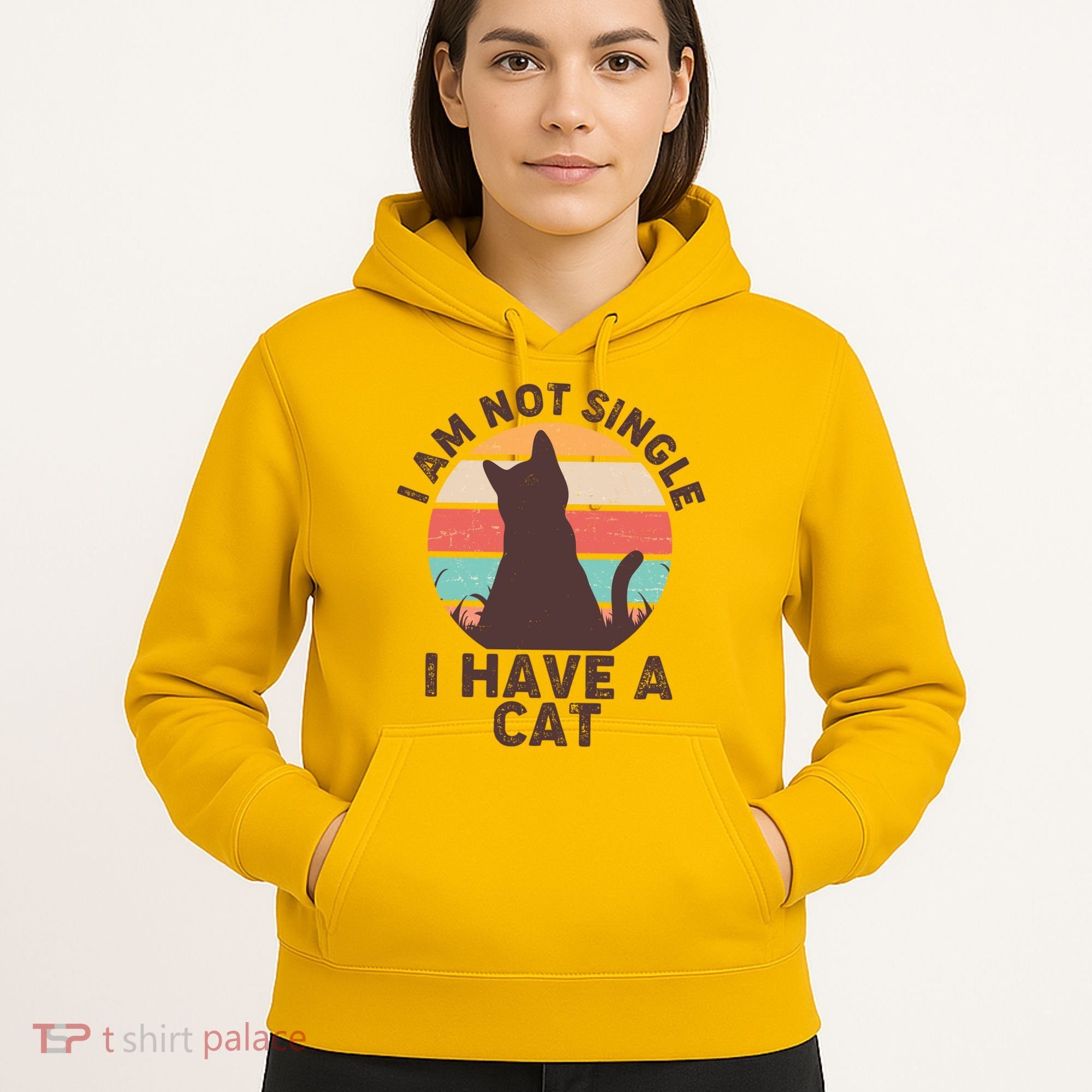 Funny I Am Not Single I Have A Cat Hoodie
