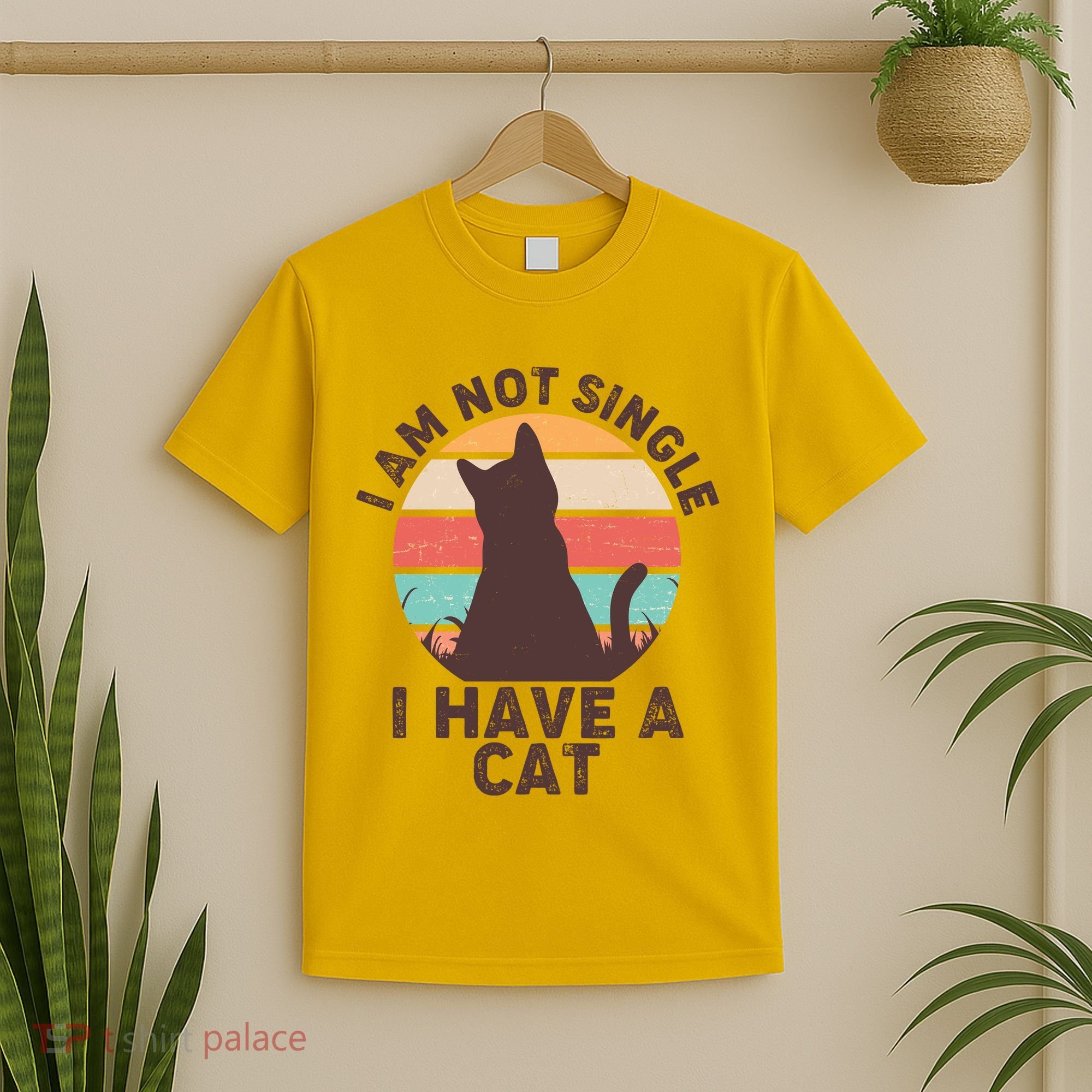 Funny I Am Not Single I Have A Cat T-Shirt