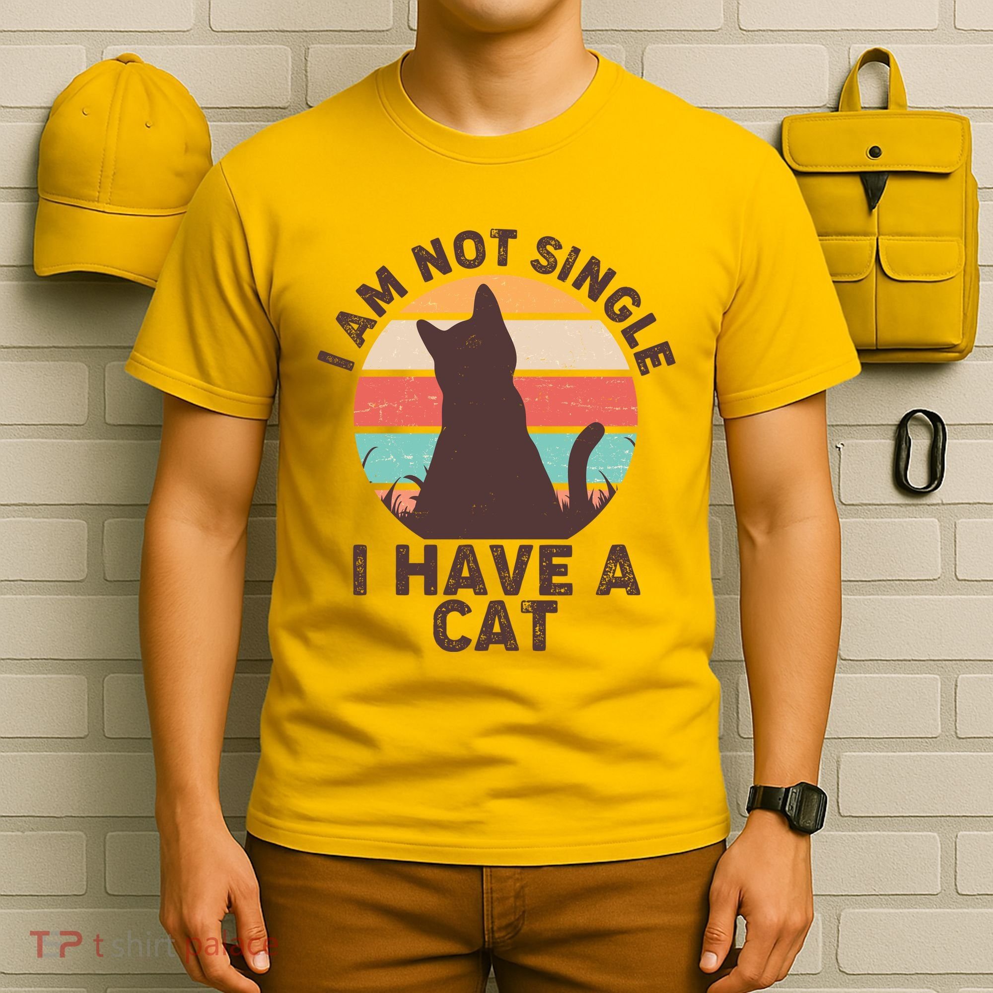 Funny I Am Not Single I Have A Cat T-Shirt