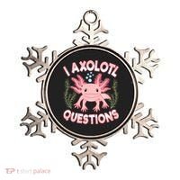 Funny I Axolotl Questions Cute Kawaii Pin.k Axolotl Ornament thumb 0