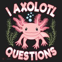 Funny I Axolotl Questions Cute Kawaii Pin.k Axolotl Hat thumb 2
