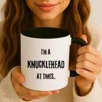 Funny IM A Knucklehead At Times Coffee Mug thumb 3