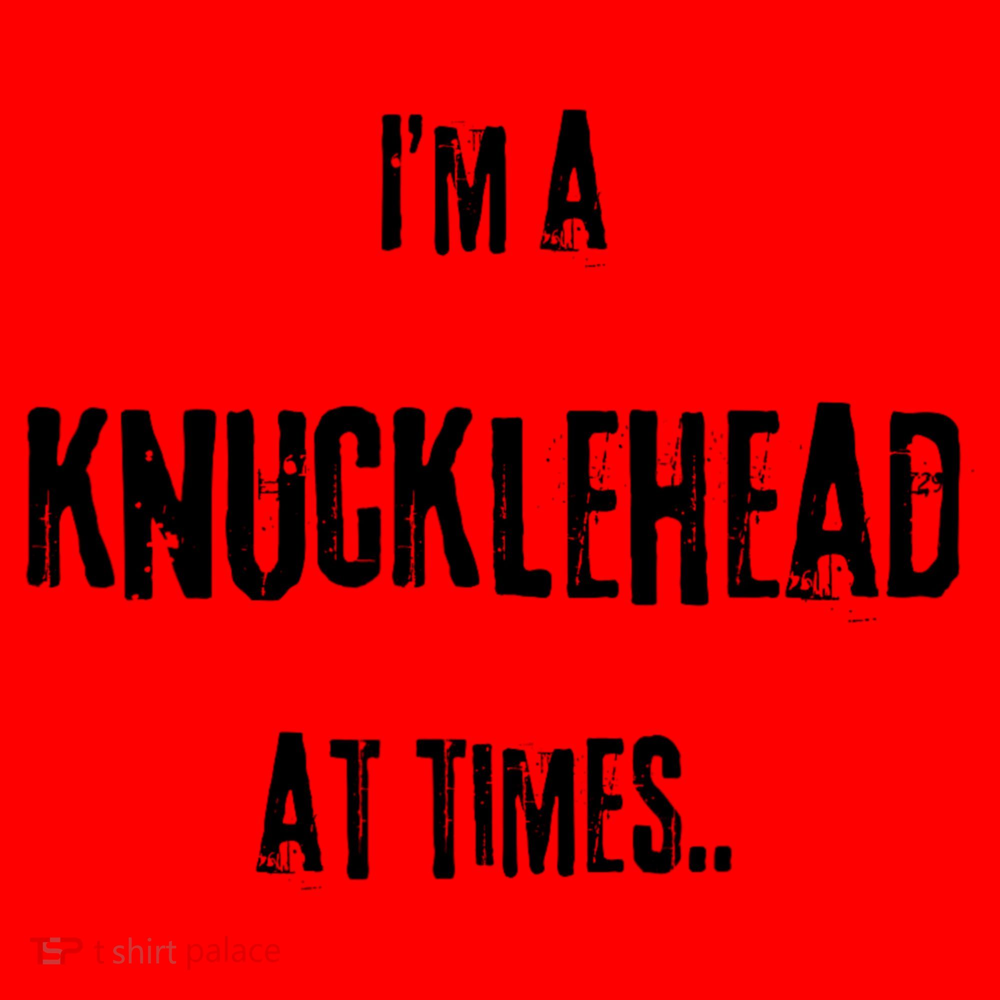 Funny IM A Knucklehead At Times Santa Hat