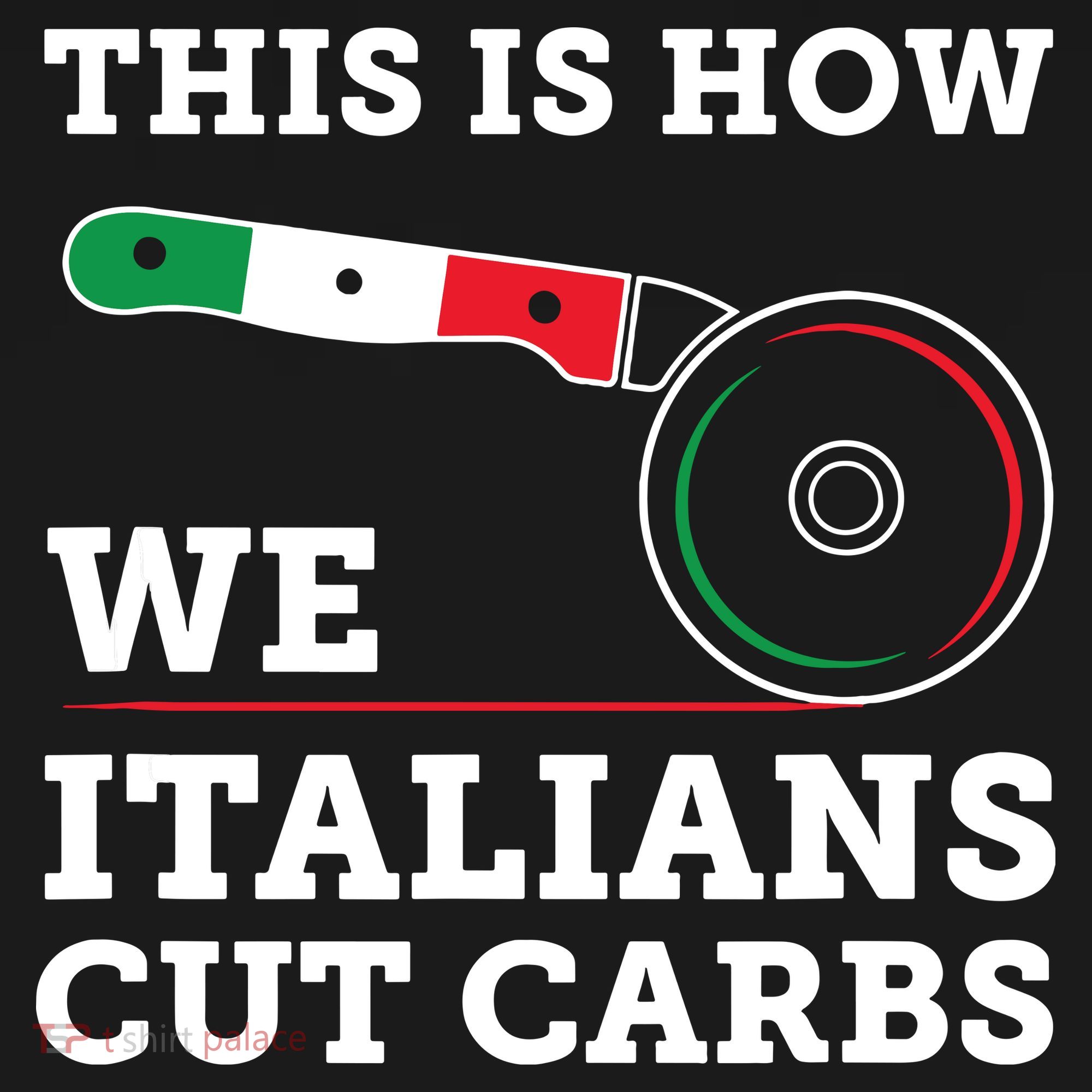 Funny Italian American How Italians Cut Carbs Pizza Slice Baby Bodysuit