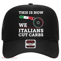 Funny Italian American How Italians Cut Carbs Pizza Slice Hat thumb 0