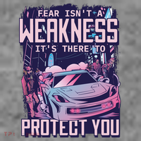 Fear Isn't A Weakness It's There To Protect You Race Car Zombie Women's Tank Top thumb 5