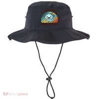 Funny I Axolotl Questions Retro Bucket Hat thumb 0