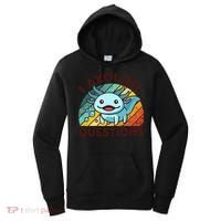 Funny I Axolotl Questions Retro Women's Hoodie thumb 0