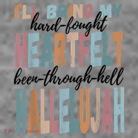 Funny ILl Bring My Hard Fought Heartfelt Hallelujah Toddler Hoodie thumb 2