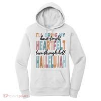 Funny ILl Bring My Hard Fought Heartfelt Hallelujah Women's Hoodie thumb 0