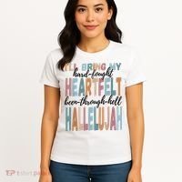Funny ILl Bring My Hard Fought Heartfelt Hallelujah Women's T-Shirt thumb 4