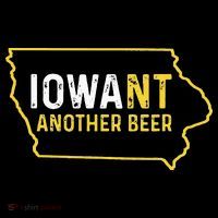 Funny Iowa Beer Distressed Iowa State Map Sweatshirt thumb 3